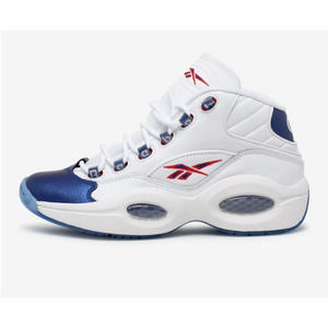 Reebok Classics Question Mid Iverson Blue Toe Mens 9 OG Basketball NWT GX0227